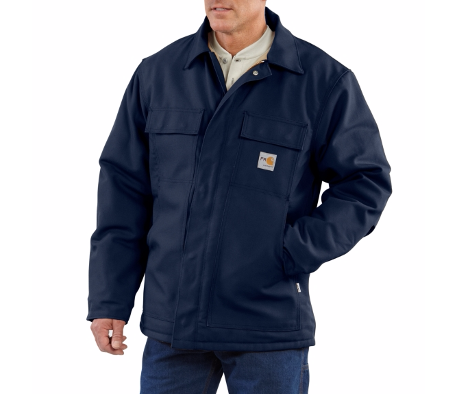 Carhartt Flame & Arc Resistant Quilt Lined Duck Coat